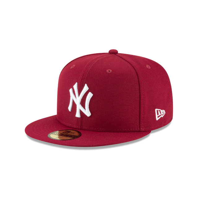 New Era 59FIFTY New York Yankees Basic Fitted Cap – Burgundy