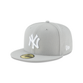 New Era 59FIFTY New York Yankees Basic Fitted Cap – Grey