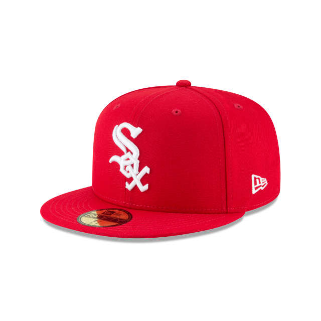 New Era 59FIFTY Chicago White Sox Basic Fitted Cap – Red/White