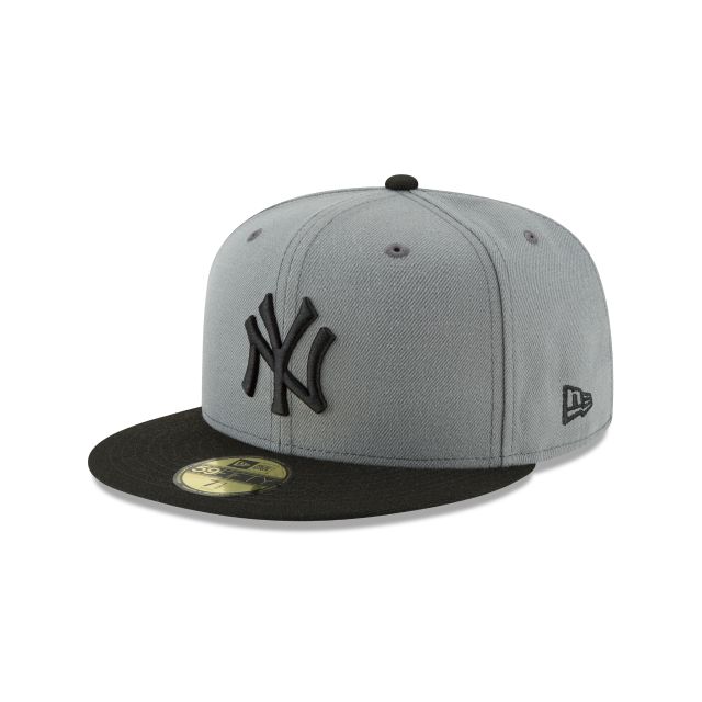 New Era 59FIFTY New York Yankees Basic Fitted Cap – Grey/Black